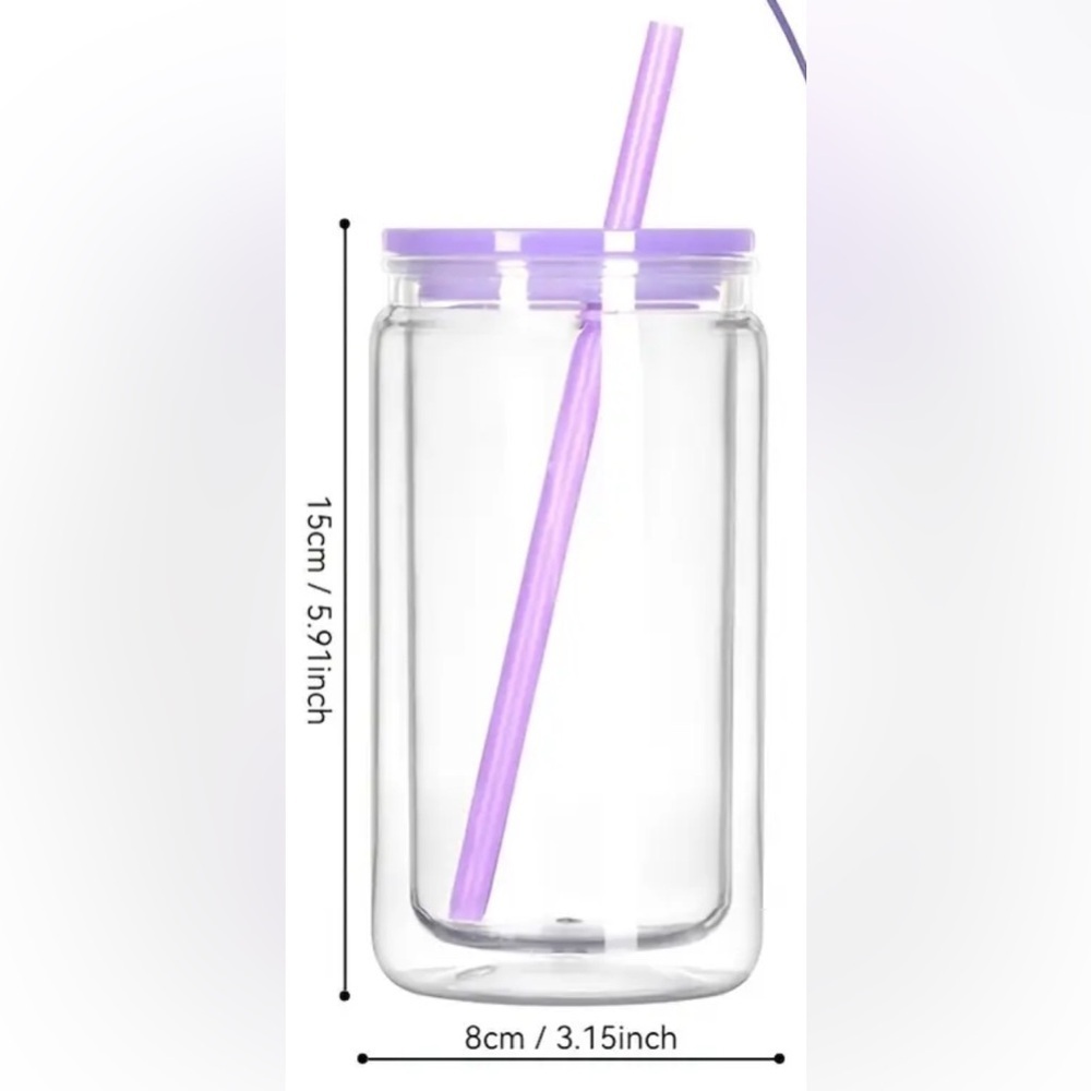 16oz Acrylic Double-Walled Tumbler for CUSTOM Snow Globe Tumbler Creation - Picture 5 of 6